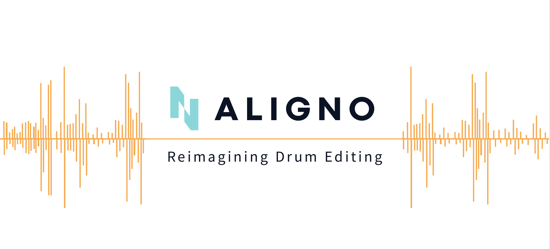 Aligno: Reimagining Drum Editing, with a waveform graphic